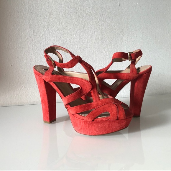 Zara Collection Blood Orange Platform Heels - Picture 5 of 9